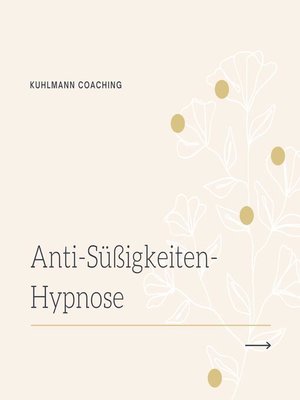cover image of Anti-Süßigkeiten-Hypnose